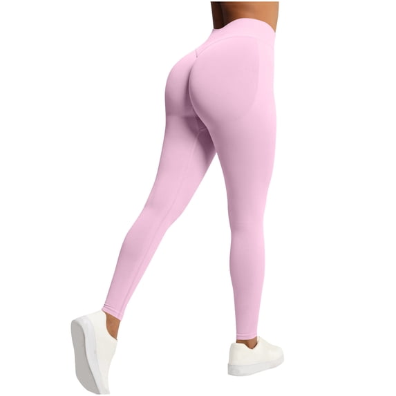 Bosfbaoi High Waisted Leggings for Women No See Through Tummy Control Buttery Soft Yoga Pants for Workout Athletic Running