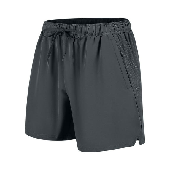 Bosfbaoi Men's Athletic Shorts with Pockets 5" Inseam Quick Dry Lightweight Workout Gym Running Shorts