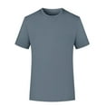 thumbnail image 1 of Bosfbaoi Men's Solid Color Quick-Dry T-Shirts, Short Sleeve Crew Neck Shirts, Moisture Wicking Breathable Tops, Ideal for Sports, Gym, and Casual Wear, 1 of 6