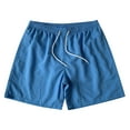 thumbnail image 1 of Bosfbaoi Mens Shorts Quick-Dry Swim Trunks Vacation Beach Board Shorts Elastic Waist Drawstring Shorts with Mesh Lining, 1 of 6