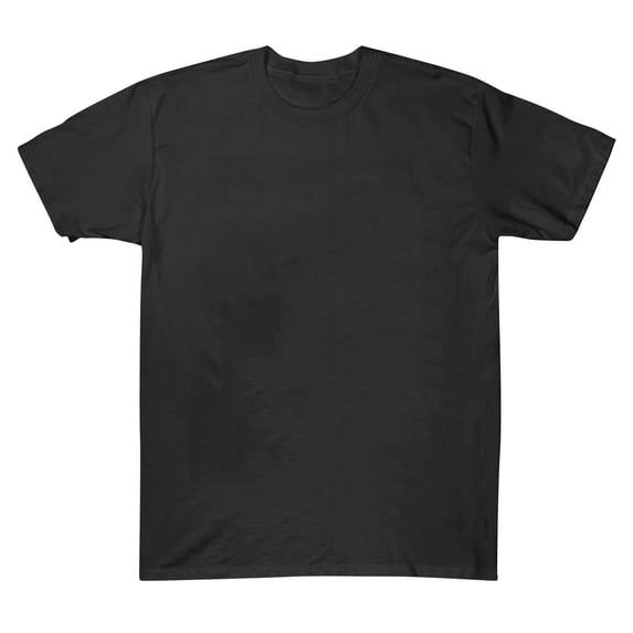 Bosfbaoi Plus Size Men's T-Shirt Solid Color Crew Neck T-Shirt - Short Sleeve Breathable Big & Tall Casual Top