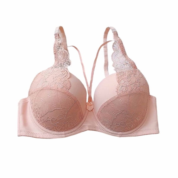 Bosfbaoi Solid Color Ribbed Nursing Wireless Bralette, Front Button Adjustable Strap Full Support Bra, Soft Breathable Maternity Lingerie for Breastfeeding