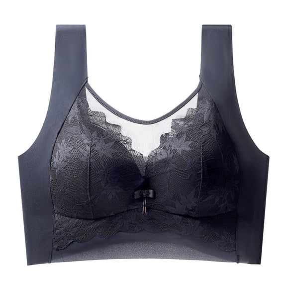 Bosfbaoi Underwire Bras for Women Unlined Minimizer Full Coverage Plus Size Bra