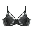 thumbnail image 1 of Bosfbaoi Unlined Minimizer Bras for Women Full Coverage Underwire Plus Size Lace Mesh Bras for Large Breasts, 1 of 5