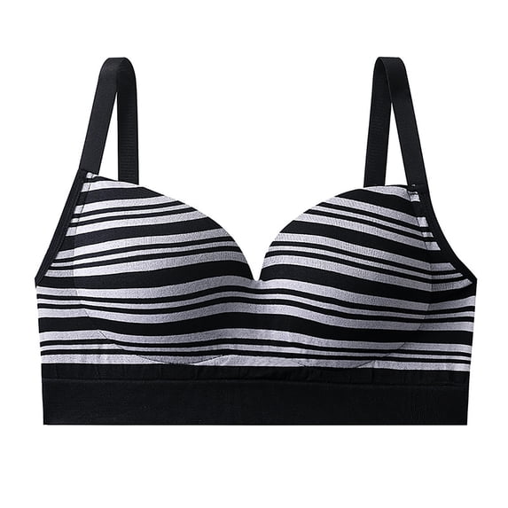Bosfbaoi Wireless Full Coverage Seamless Bra, Supportive Lift, Wide Straps, Smoothing Back, Everyday Comfort