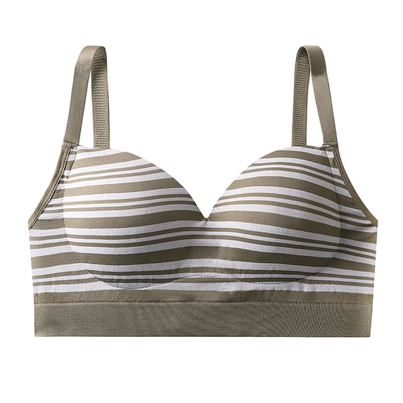 Bosfbaoi Wireless Full Coverage Seamless Bra, Supportive Lift, Wide Straps, Smoothing Back, Everyday Comfort