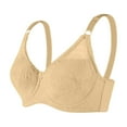 thumbnail image 1 of Bosfbaoi Women's Floral Lace Bra Plus Size Firm Hold Non Wired Non Padded Full Coverage Minimizer, 1 of 7