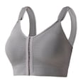 thumbnail image 1 of Bosfbaoi Women's Front Closure Racerback Sports Bra, High Support Posture Corrector Bra, Breathable Seamless Workout Bra, 1 of 3