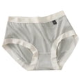 thumbnail image 1 of Bosfbaoi Womens Underwear Seamless High Waisted Briefs Silky Stretch No Show Breathable Full Coverage Ladies Panties, 1 of 6