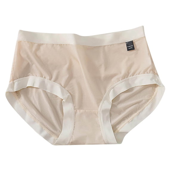 Bosfbaoi Womens Underwear Seamless High Waisted Briefs Silky Stretch No Show Breathable Full Coverage Ladies Panties