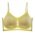 thumbnail image 1 of Bosfbaoi Womens Wireless Push Up Seamless Bras No Underwire Comfort Ice Silk Back Smoothing Full Coverage Everyday Sports Bra, 1 of 3