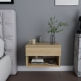 thumbnail image 1 of Bosfori Jamot Floating Nightstand Oak, 1 of 5