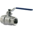 thumbnail image 1 of PLUMB-EEZE 1/2 In. FPT Stainless Steel Full Port Ball Valve PEBVSS-1005, 1 of 2