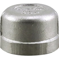 Plumbeeze Stainless Steel Cap U2-SSCA-07 - 304 Stainless Steel - 0.75"