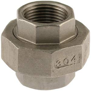 Boshart Industries U2-SSU-07 0.75 in. 304 Stainless Steel Union