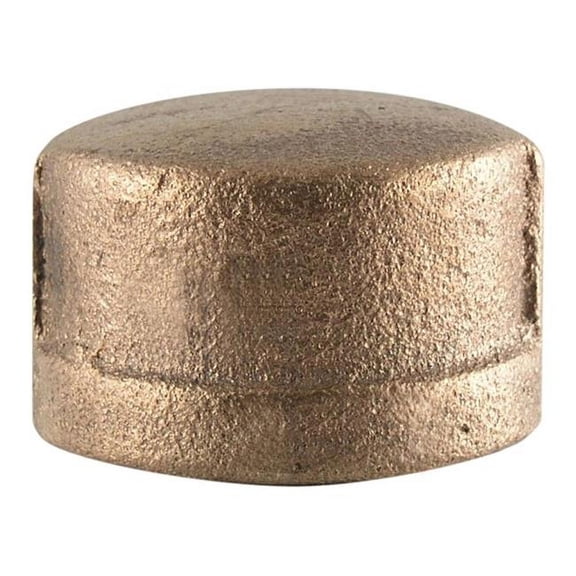 Boshart Industries UNLBRCA-07 0.75 in. No Lead Cap, Bronze - 125 lbs