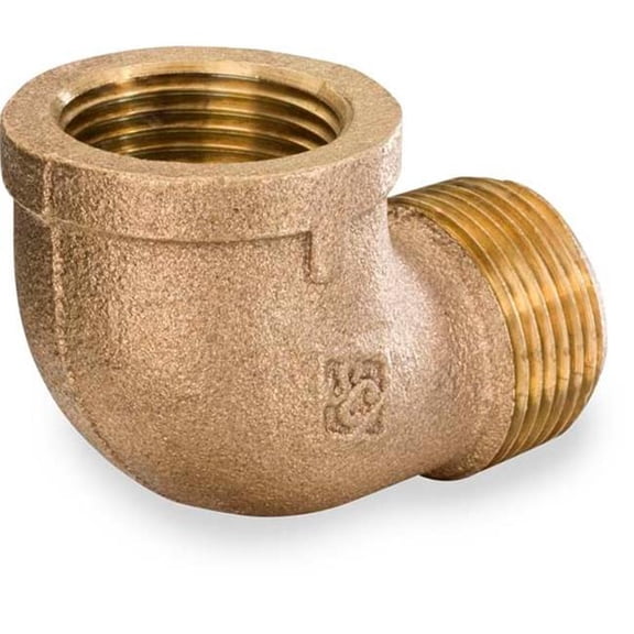 Boshart Industries UNLBRSE-15 1.5 in. 90 Deg Street Elbow Nylon Barb Pipe, Bronze