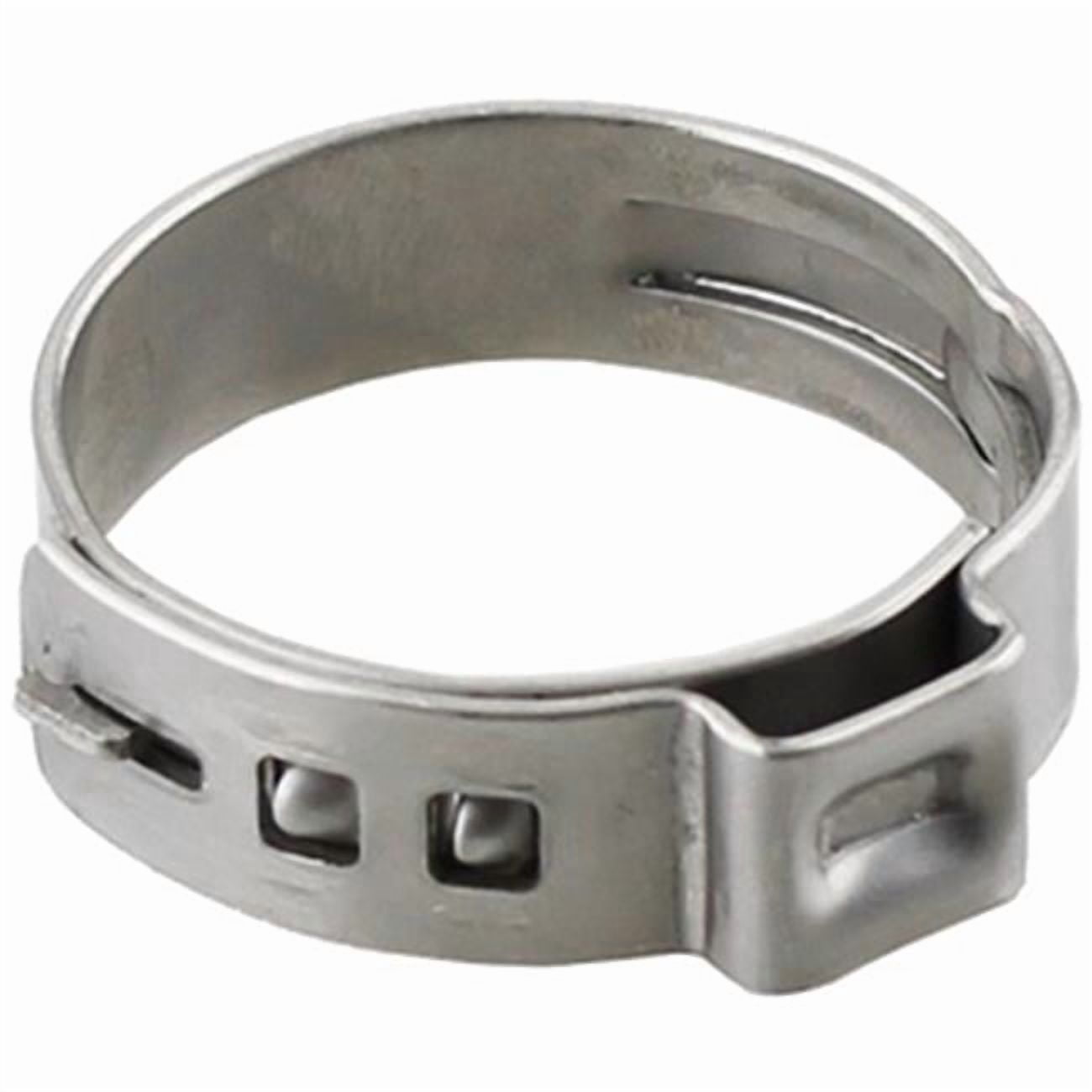 Boshart & Plumbeeze PE-PS-PC05-100 0.5 in. Stainless Steel PEX Pinch Clamp - Pack of 100