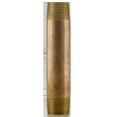 thumbnail image 1 of Boshart UBRN-1240 1.25 x 4 in. S40 Brass Pipe Nipple, 1 of 1