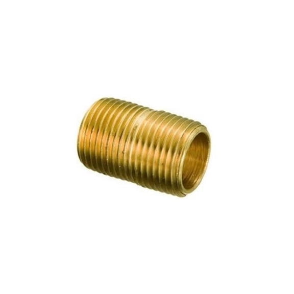 Boshart UBRN-20 2 in. S40 Brass Close Pipe Bronze Nipple