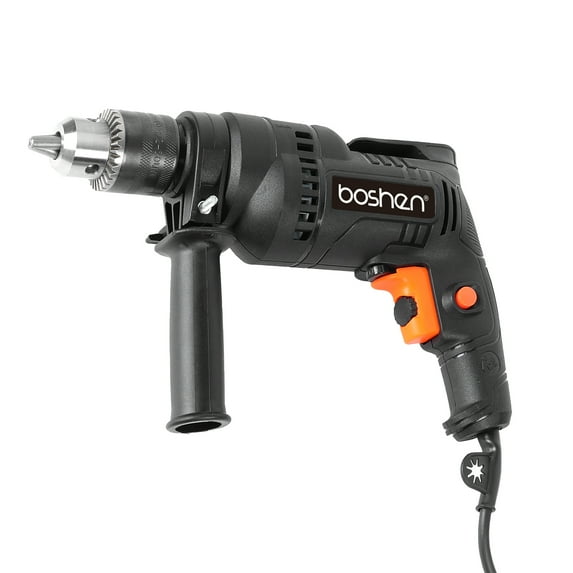 Boshen 750W Corded Electric Drill 1/2inch Hammer Drill 6.8Amp/3000Rpm
