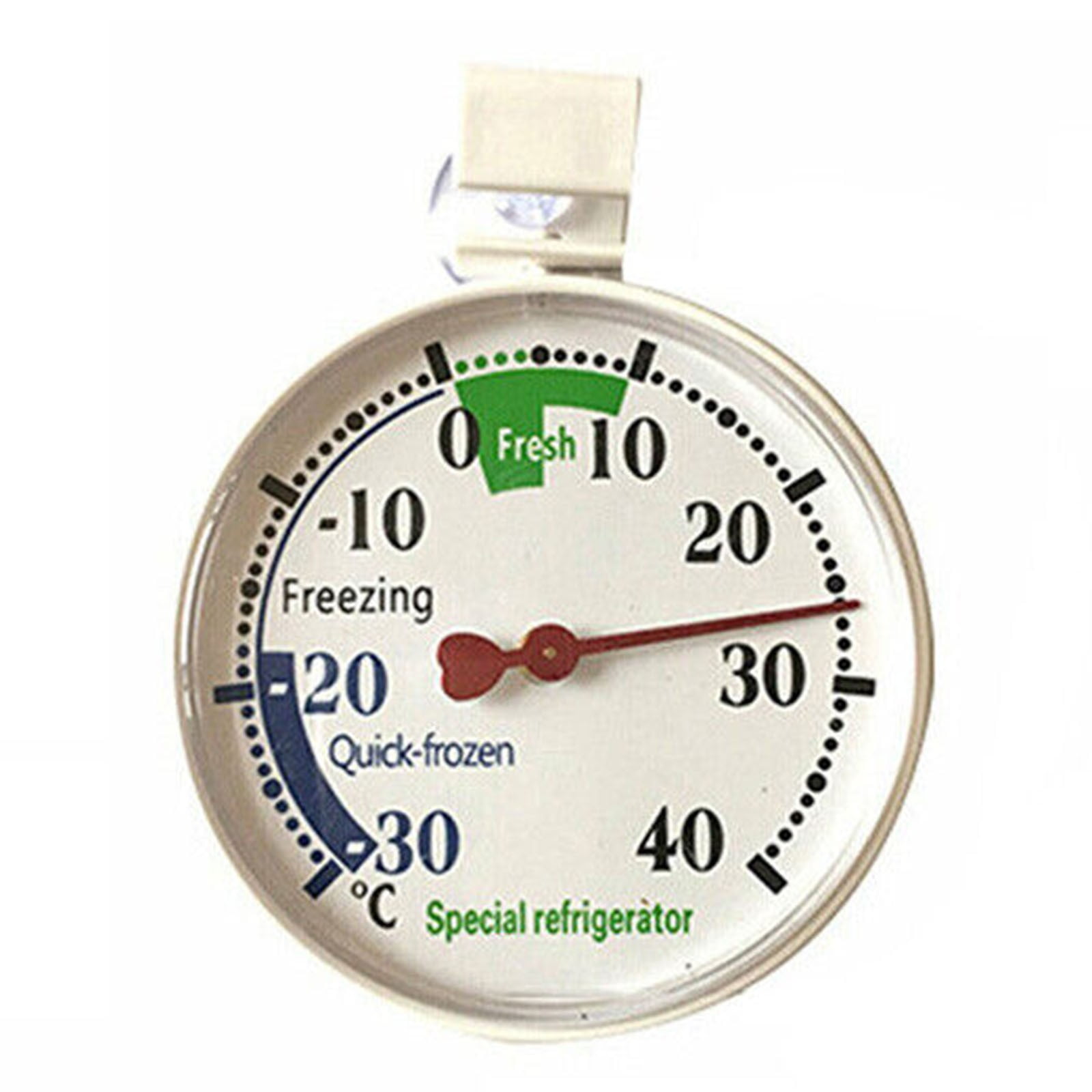 Bosisa 1/2pcs Refrigerator Hanging Thermometer Freezer Fridge