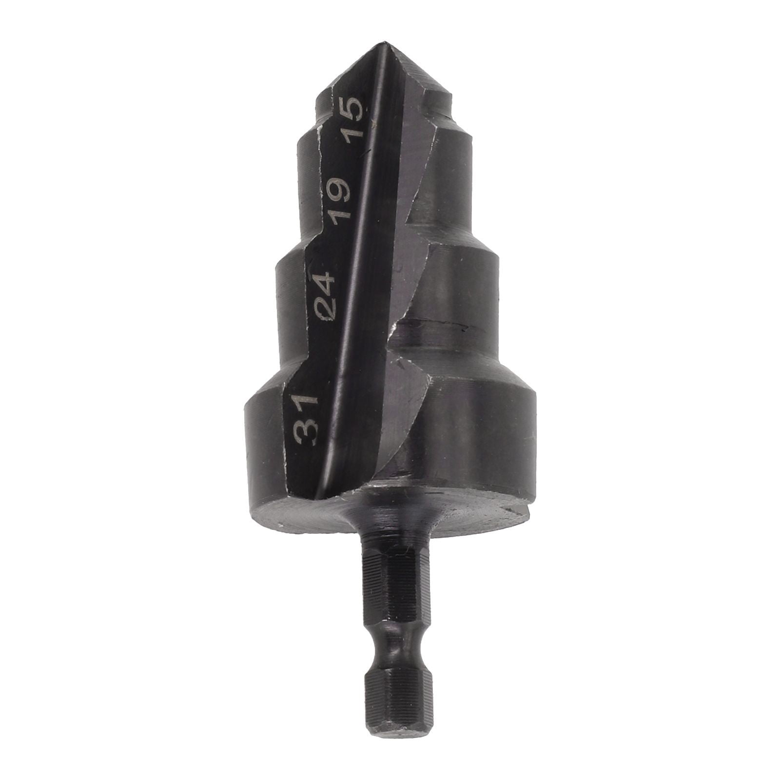 PPR Lifting Stepped Drill Bit Set, 3-Pack 15-19mm, 18-24mm, 24-31mm Water Pipe Hole Expander With 1/4 Inch Hex Shank For Plumbing Repairs