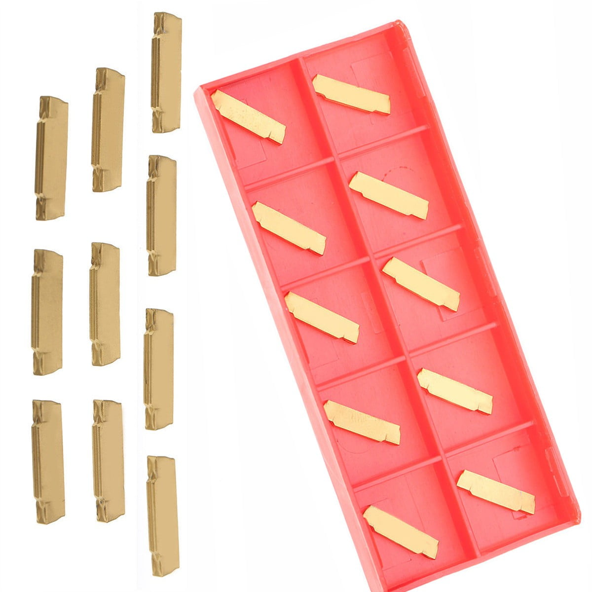 10 X Inserts En Carbure MGMN200-G Pour Porte-outil De Coupure De