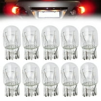 Bosisa 10Pcs T20 7443 7440 W21/5W Clear Glass Turn Signal Stop Brake Tail Light Bulbs Turn Stop Brake Taillights 12V Car Accessories