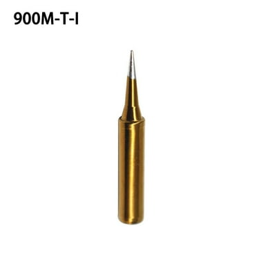 Bosisa 1Pc 900M-T Copper Soldering Iron Tips Gold -Free Welding Solder Tip Type I