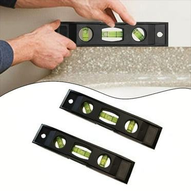 Bosisa 2Pcs 150Mm 6Inch For Spirit Level High Precision Magnetic 3 Bubble Level Ruler