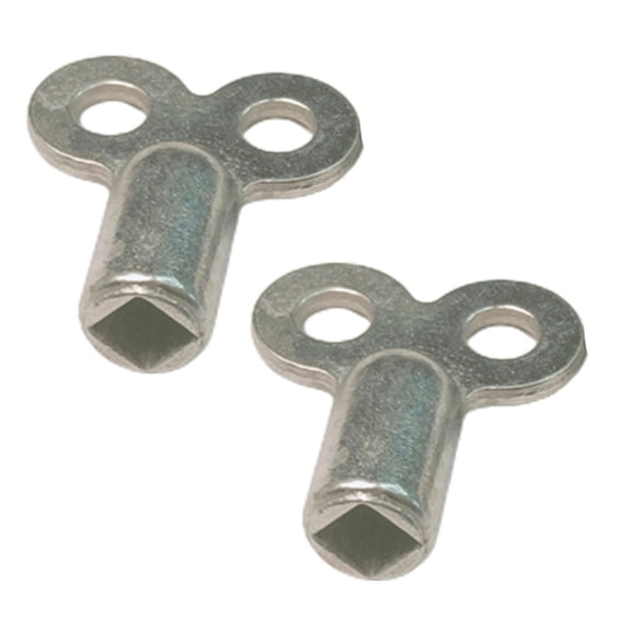 Bosisa 2Pcs Radiator Valve Key Exhaust Valve Key Radiator Water Tap Plumbing Hole Bleed Air Vent Central Heating Tool Heater Wrench