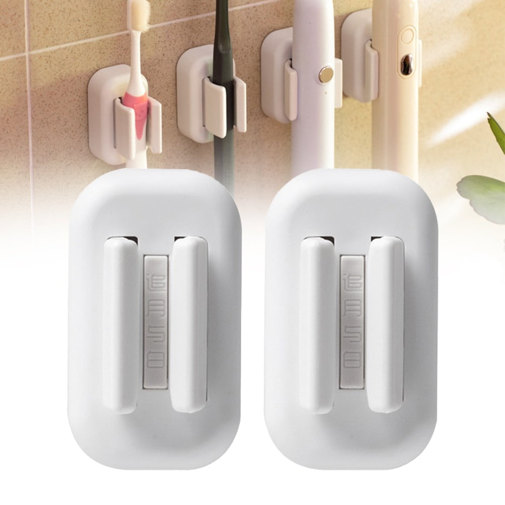 Rack Sticker Toothbrush Rack Co Bosisa 2Pcs Toothbrush Stand Rack Organizer Electric Toothbrush Wall ...
