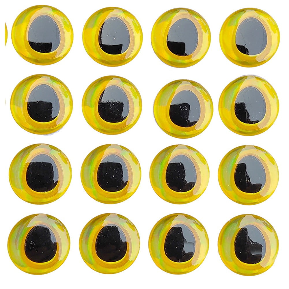 Bosisa 3D-Holographic Fishing Lure Eyes For Fly Tying Stickers 6mm,8mm ...