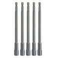 Bosisa 5Pcs 8×150Mm Hexagon Nut Driver Drill Bit Socket Wrench