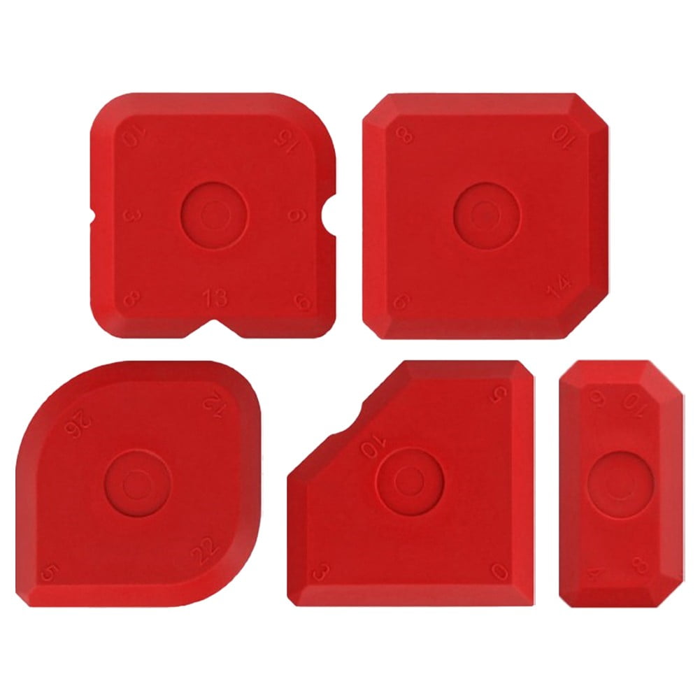 Bosisa 5Pcs Silicone Sealant Finish Kit Spreader Tool For Caulk Tile