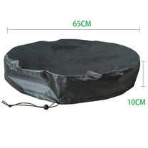 Bosisa 65X10Cm Outdoor Bucket Lid Water Trash Can Covers Storage Tank Sofa Dust Cover