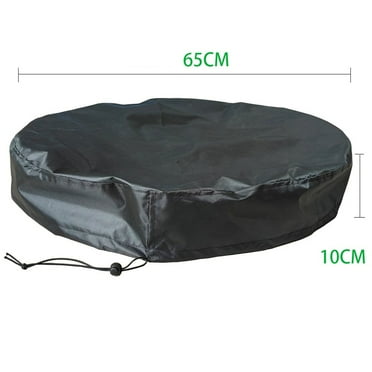 Bosisa 65X10Cm Outdoor Bucket Lid Water Trash Can Covers Storage Tank Sofa Dust Cover