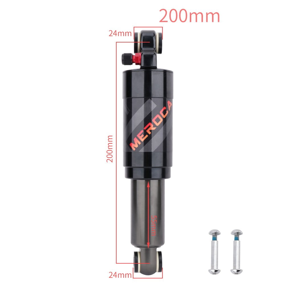 Mountain Bike Air Rear Shock - 150mm Travel Dual Gas Shock With Installation Screws