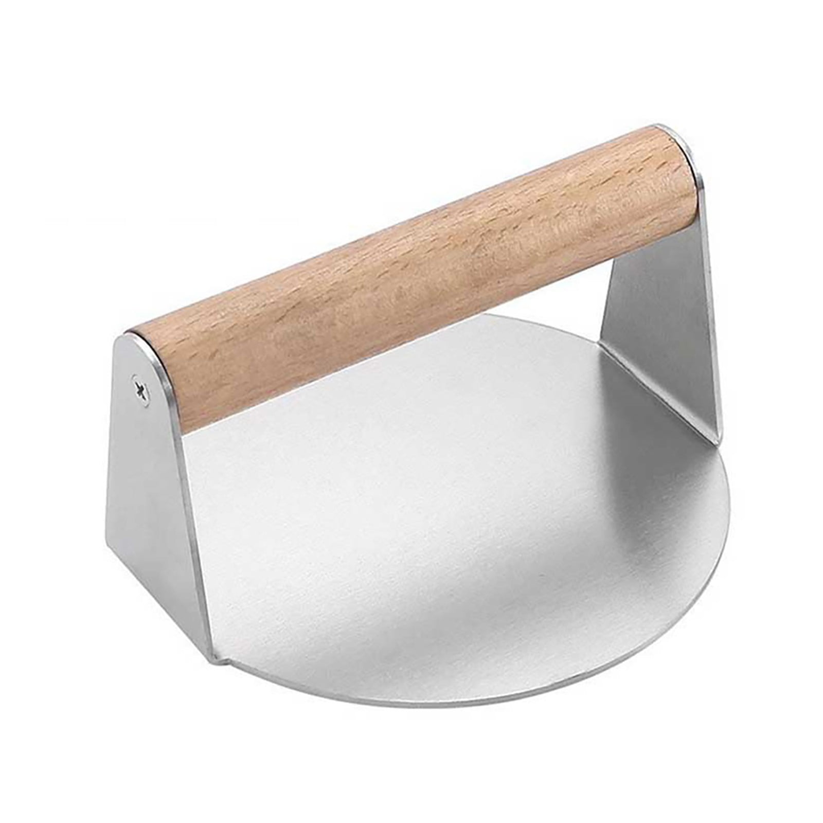 Bosisa Burger Press Flat Bottom Ground Meat Masher for Grill Flat Top