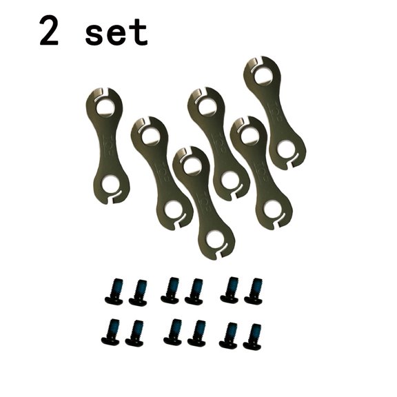 Bosisa Rotor Washers Rotor Bolt Locking Plates Safety Washers Silver T25 Bolt Y8Kt98010 Torx T25 Head Black Disc Brake