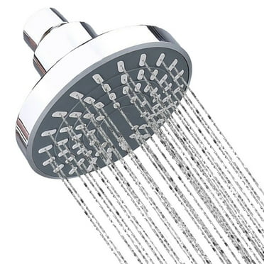 Bosisa Shower Head High-Pressure Rain Fixed Showerhead Rainfall With Adjustable Metal Swivel Ball Joint Bathroom Showerhead Wall-Mount
