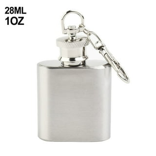 Flask for Liquor - 8 Oz Leak Proof Men Funny Letter Print Stainless Steel  Pocket Hip Flask for Discrete Shot Drinking of Alcohol, Whiskey, Rum and  Vodka