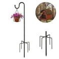 Bosisa Tall Bird Feeder Pole With FiveLegged Iron Hook For Outdoor Use