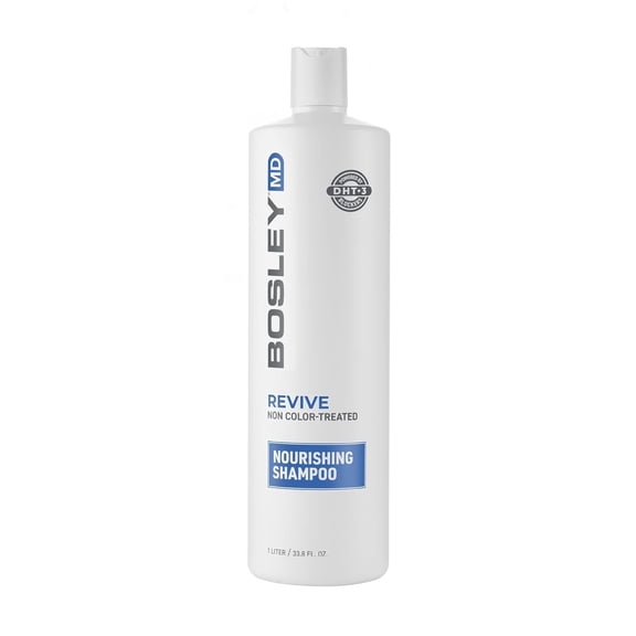 BosleyMD BosRevive Hair Treatment Shampoo Kit for Non Color-Treated Hair, 1 Liter
