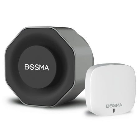 Bosma Aegis Smart Door Lock w/WiFi Gateway, Wi-Fi & Bluetooth, Auto-Lock & Auto-Unlock, Keyless Entry, Remote Access, Break-in Detection, Fits Most Single-Cylinder Deadbolts