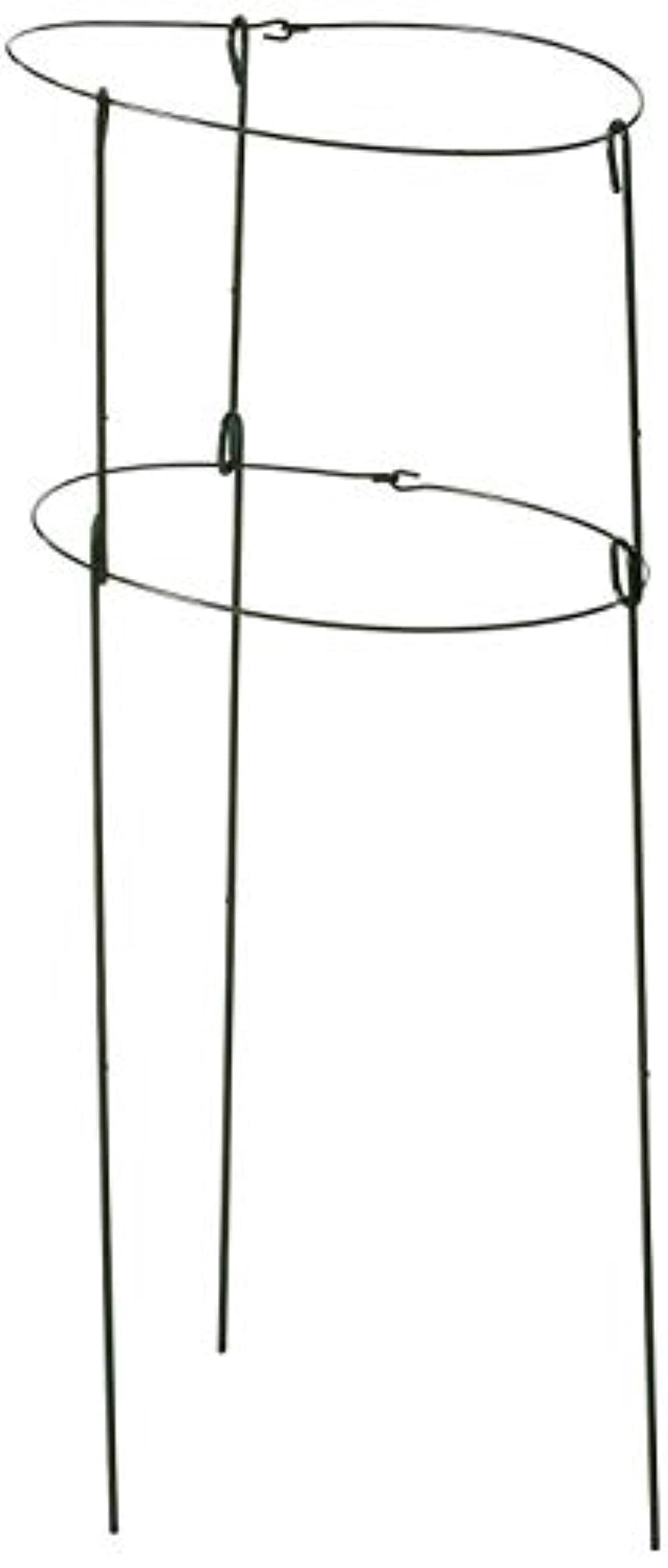 Bosmere 15 Double Ring Wraparound Plant Support with 3 Heavy Duty 36 Legs 3 Pack
