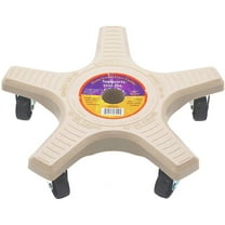 Bosmere Down Under Plant Caddie, Light Gray, 16” Diameter