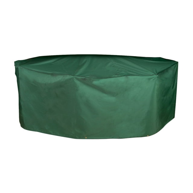 Bosmere C537 Oval / Rectangular Table and Chairs Cover - 126 x 75 in. - Green