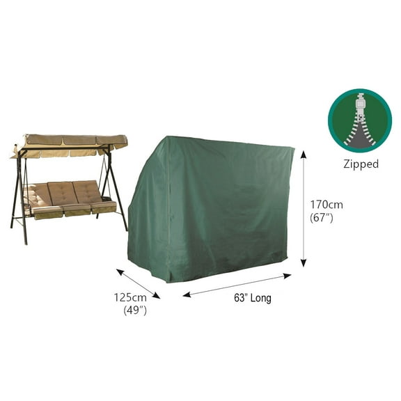 Bosmere Deluxe Weatherproof Swing Seat Cover (63" long x 39" wide x 67" high)
